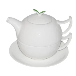 Порцеланова кана за чай Tea time от 3 части