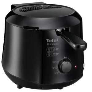 Фритюрник Tefal Minicompact FF230831 Principio, 1000W, 1.2 л, Регулируем термостат 150-190°C, Черен
