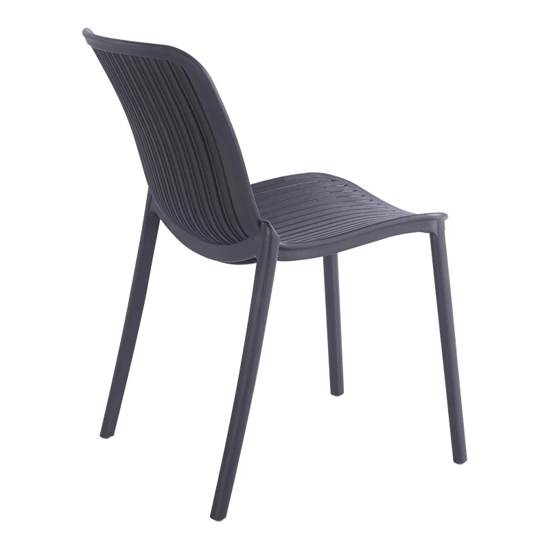 Стифиращ се стол TERAGI pp с uv защита антрацит 58x43.5x82см