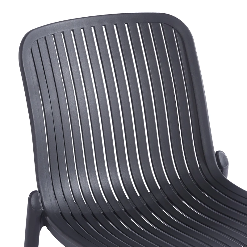 Стифиращ се стол TERAGI pp с uv защита антрацит 58x43.5x82см