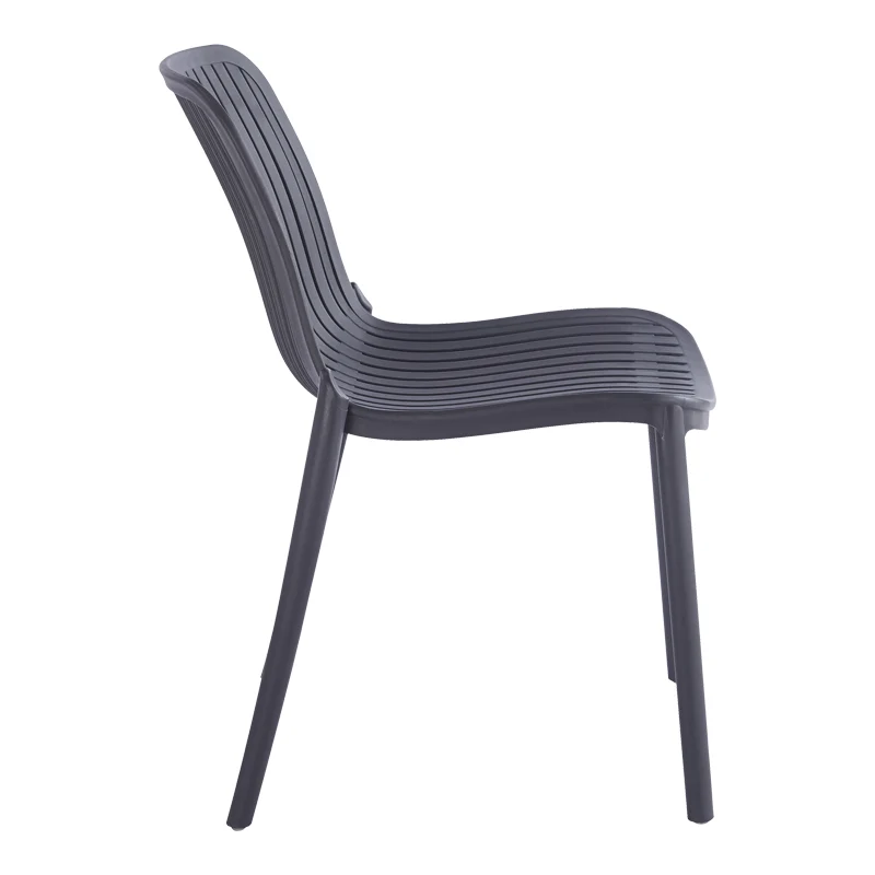 Стифиращ се стол TERAGI pp с uv защита антрацит 58x43.5x82см