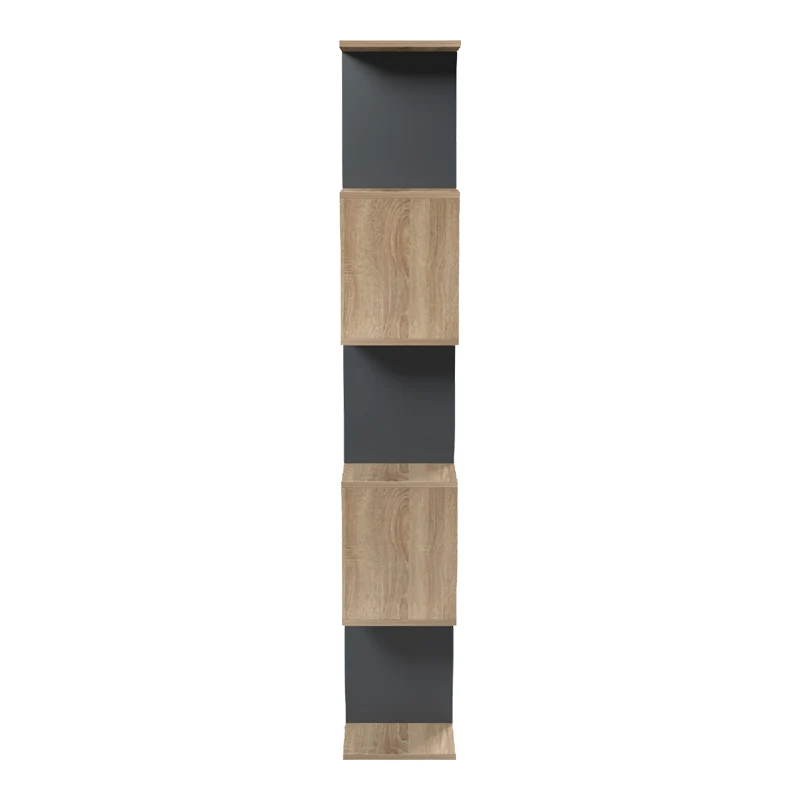 Библиотека TETRI сонома-антрацит 121.8x25.4x158.8см