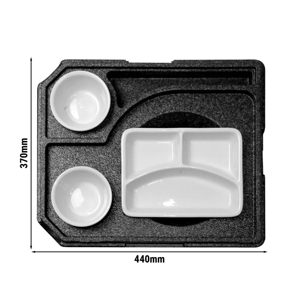 (10 броя) THERMO FUTURE BOX | Thermobox DINNER +2 - Черно
