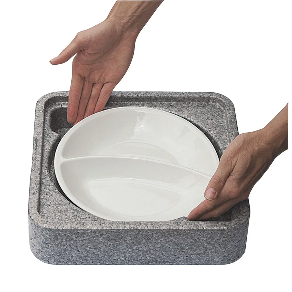 (20 броя) THERMO FUTURE BOX | Thermobox PLATTER - Сив