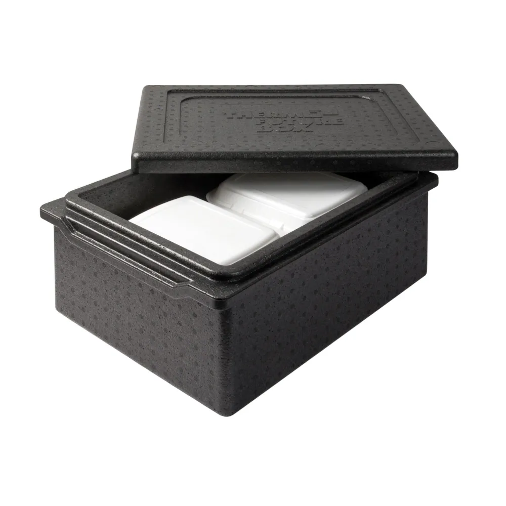 (5 броя) THERMO FUTURE BOX | Thermobox TAKE AWAY - 20 литра - черен