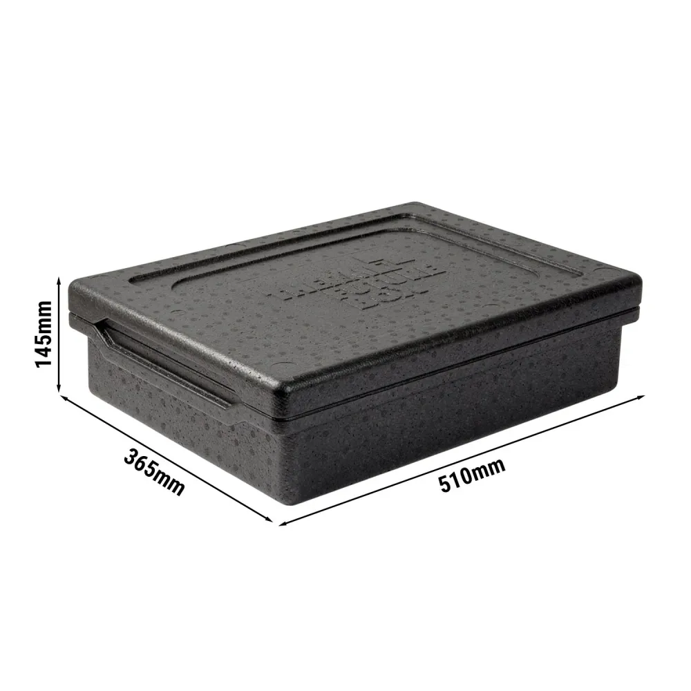 (8 броя) THERMO FUTURE BOX | Thermobox TAKE AWAY - 10 литра - черен