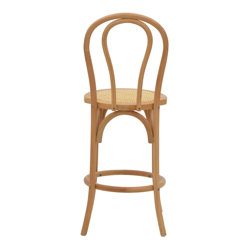 Бар стол THONET естествен бук 41x50x105см