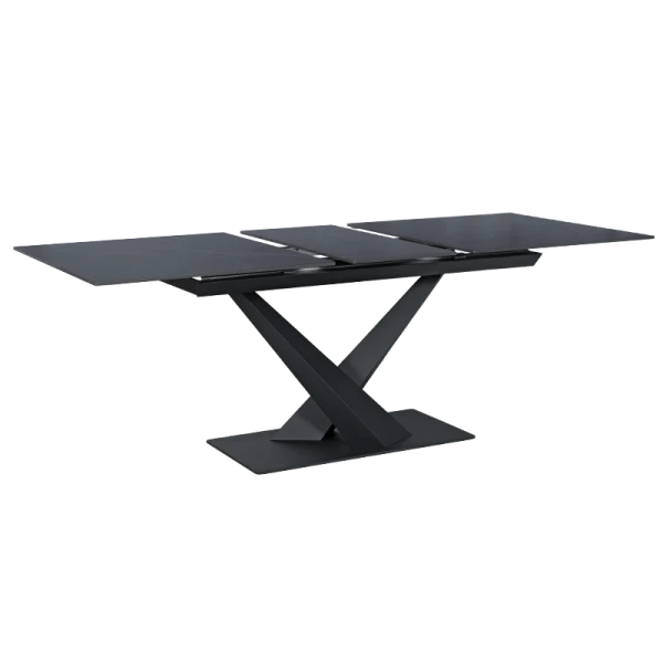 Разтегателна трапезна маса TINACO - черна