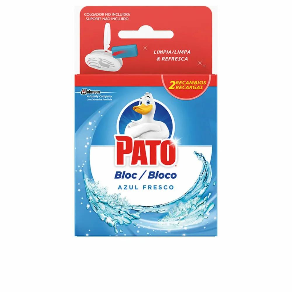 Toilet air freshener Pato Agua Azul 2 x 40 g Дезинфекционен Блок
