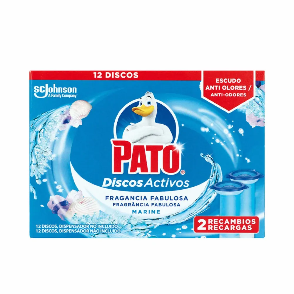 Toilet air freshener Pato Discos Activos Замяна Военен 2 броя Дезинфекционен