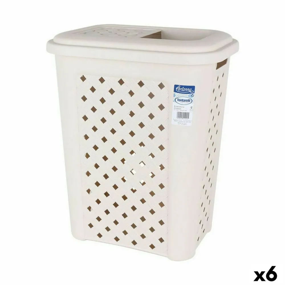 Кошче за боклук Tontarelli Arianna 30 L Бежов (6 броя)