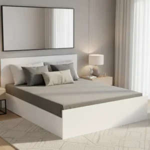 Двойно легло Toscana в бял цвят 160х200см