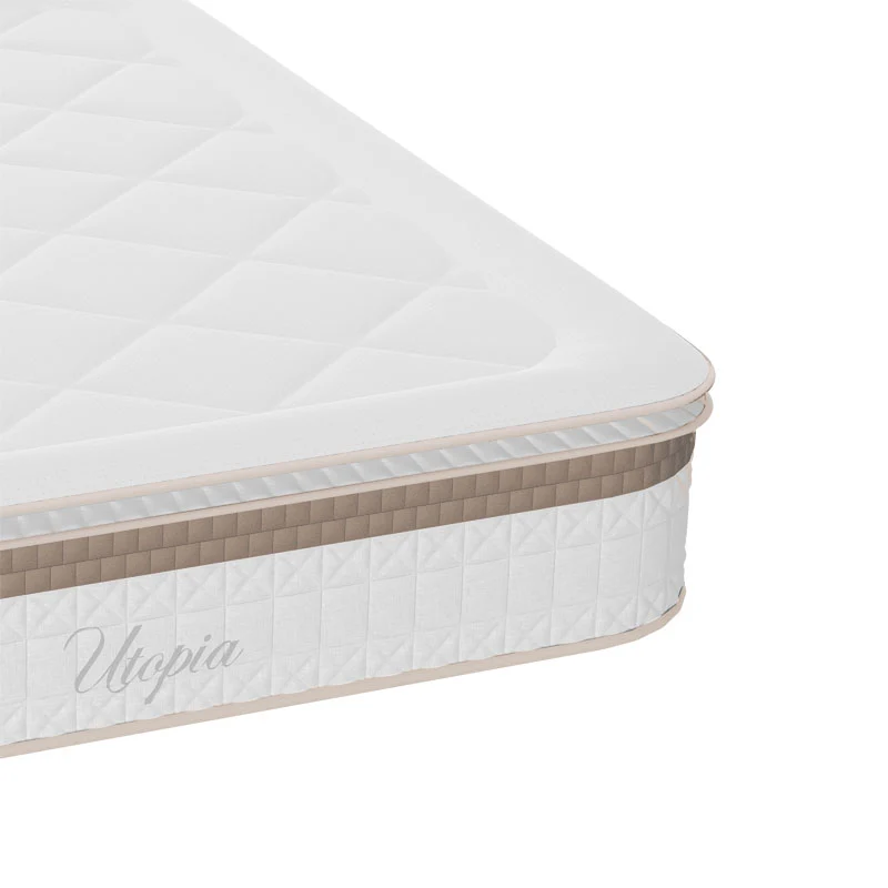Покет пружинен матрак UTOPIA с горен слой от алое вера 30-32см 140x200см