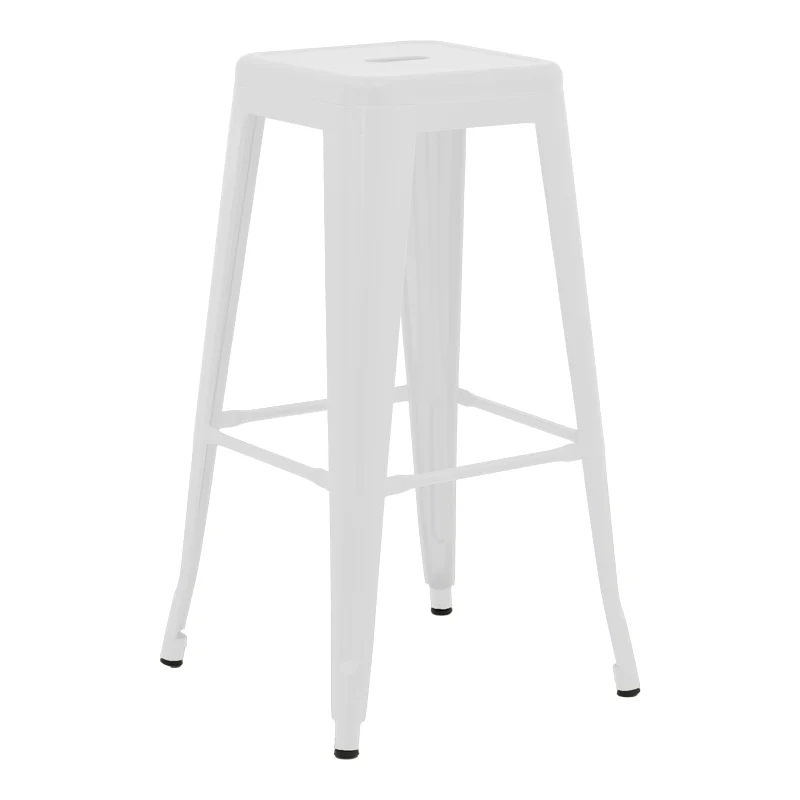 Бар стол UTOPIA метал бял мат 42x42x76см