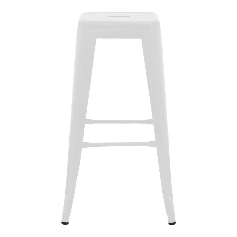 Бар стол UTOPIA метал бял мат 42x42x76см