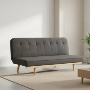 Разтегателно канапе VELUDO сив цвят 193X85X88