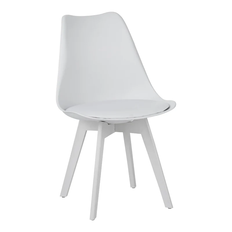 Стол VERONA PP-PU в бял цвят 48.5x53.5x81.5cm