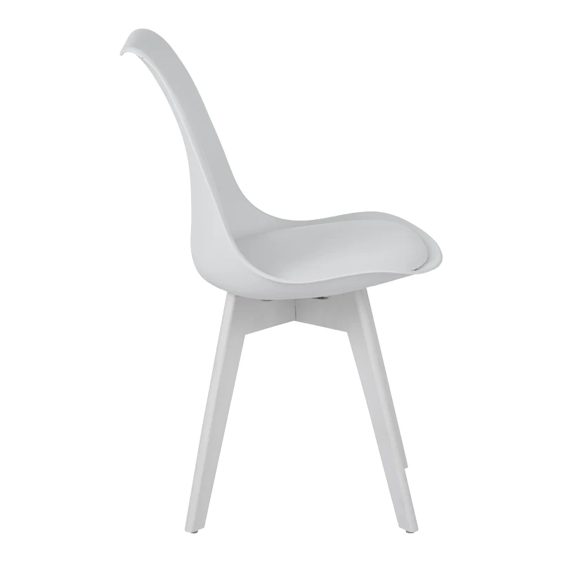 Стол VERONA PP-PU в бял цвят 48.5x53.5x81.5cm