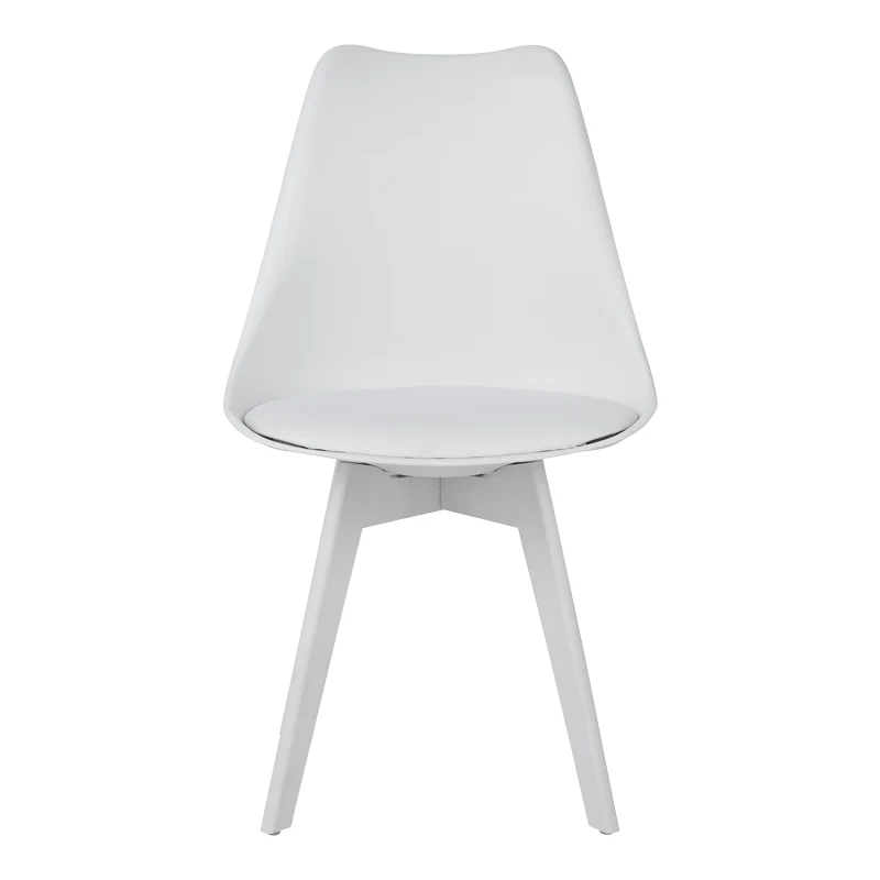 Стол VERONA PP-PU в бял цвят 48.5x53.5x81.5cm