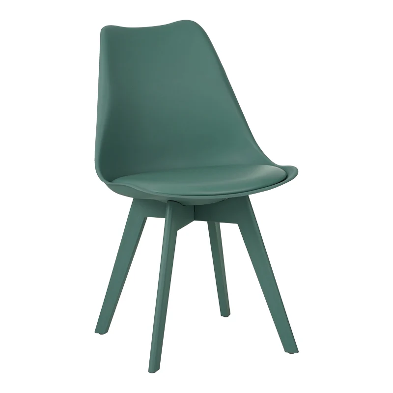 Стол VERONA PP-PU в зелен цвят 48.5x53.5x81.5cm