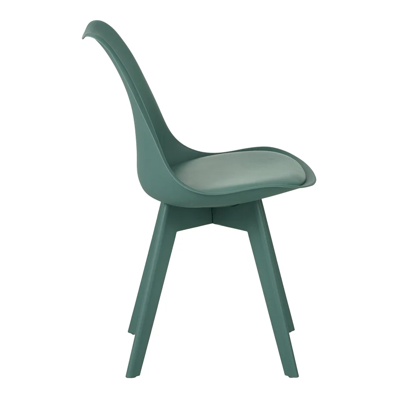 Стол VERONA PP-PU в зелен цвят 48.5x53.5x81.5cm