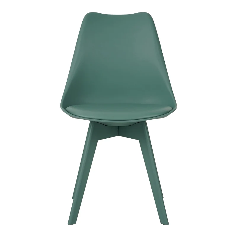 Стол VERONA PP-PU в зелен цвят 48.5x53.5x81.5cm