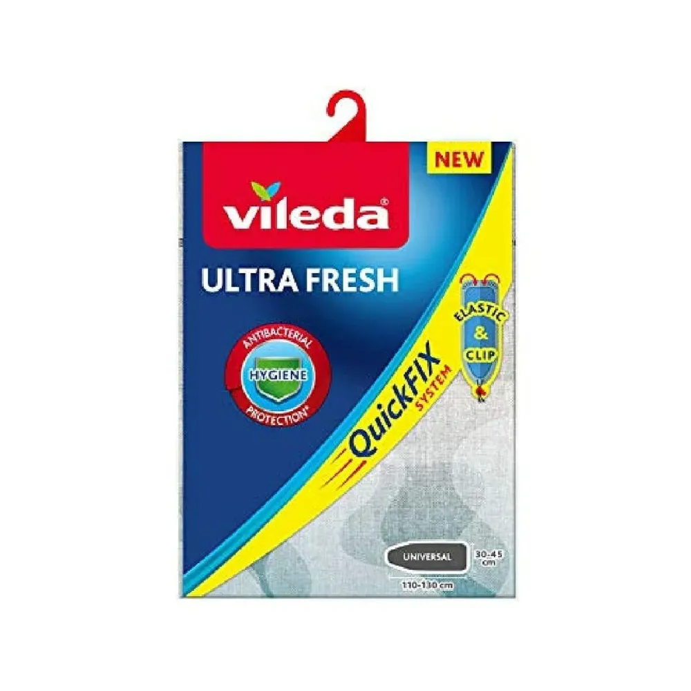 Калъф за Дъска за Гладене Vileda 168989 Ultrafresh Quick Fix Сив (130 x 45 cm)
