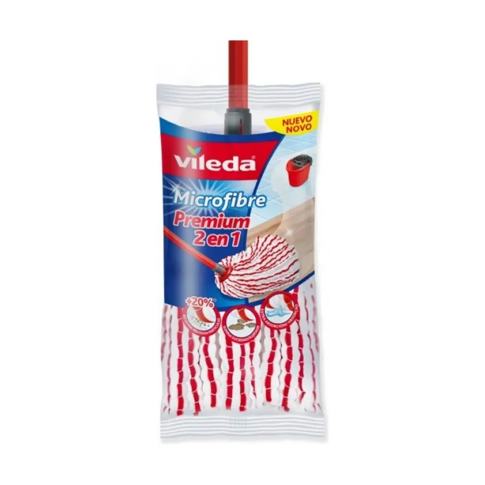Микрофибърен Моп Vileda Бял На почва
