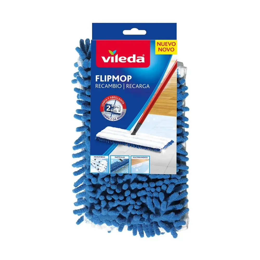 Резервен Моп за Бърсане Vileda Микровлакна (45 x 12 cm)