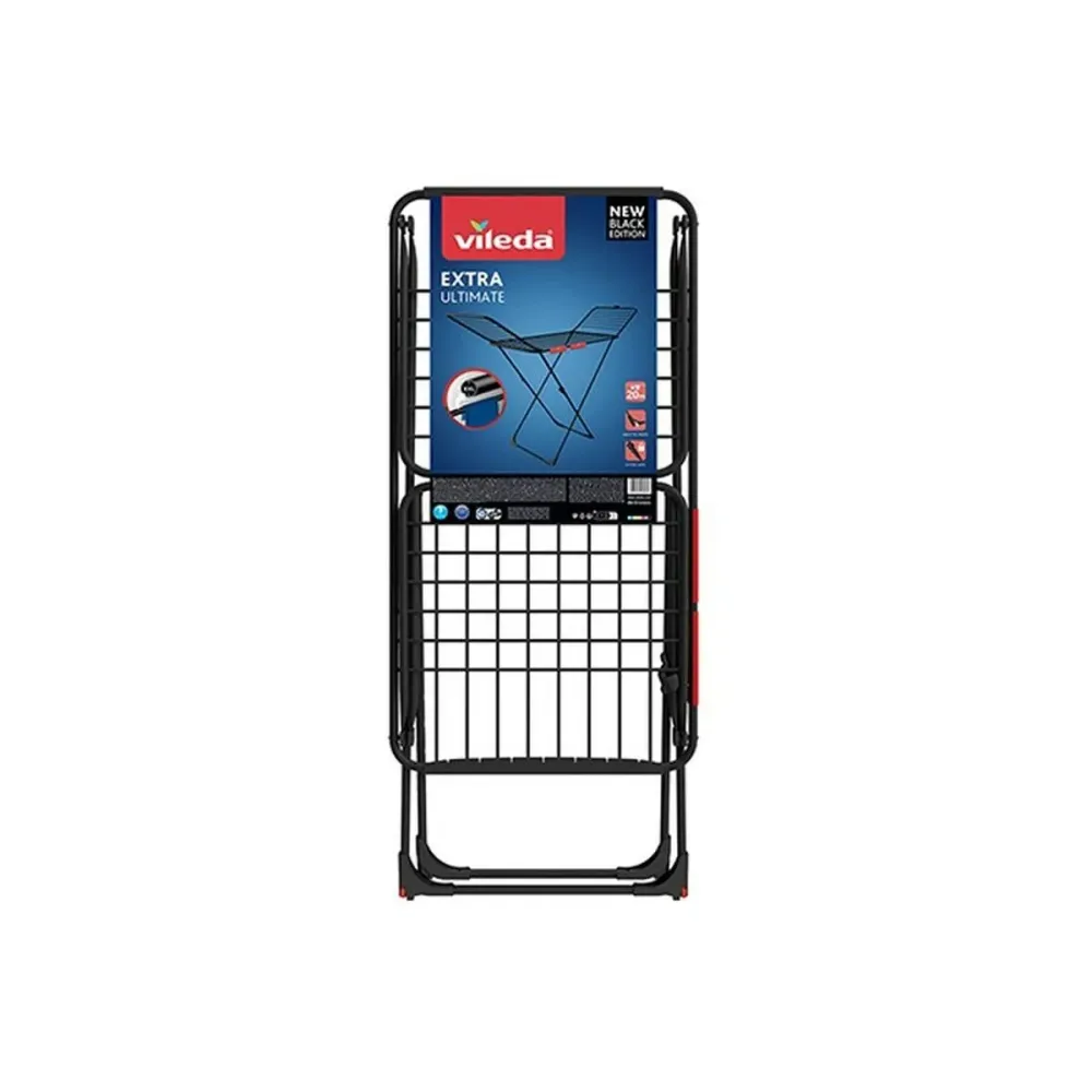 Сгъваем сушилник за дрехи Vileda Extra Black 174090 174 x 56 x 116 cm
