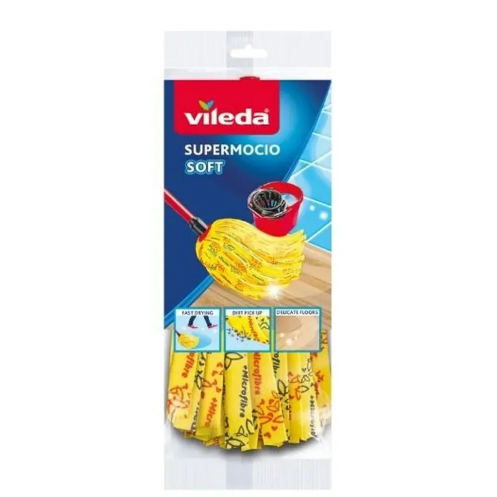 Резервен Моп за Бърсане Vileda SuperMocio Soft Моп (1 броя)