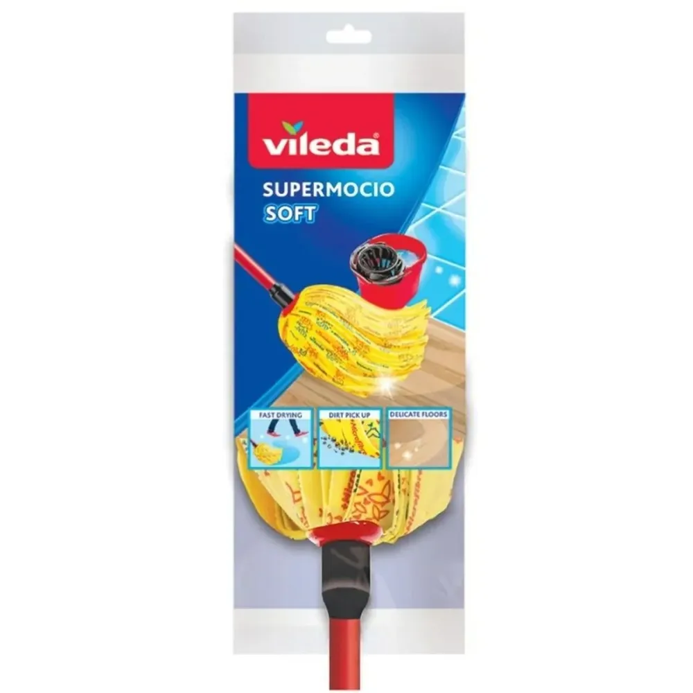 Резервен Моп за Бърсане Vileda SuperMocio Soft Моп (1 броя)