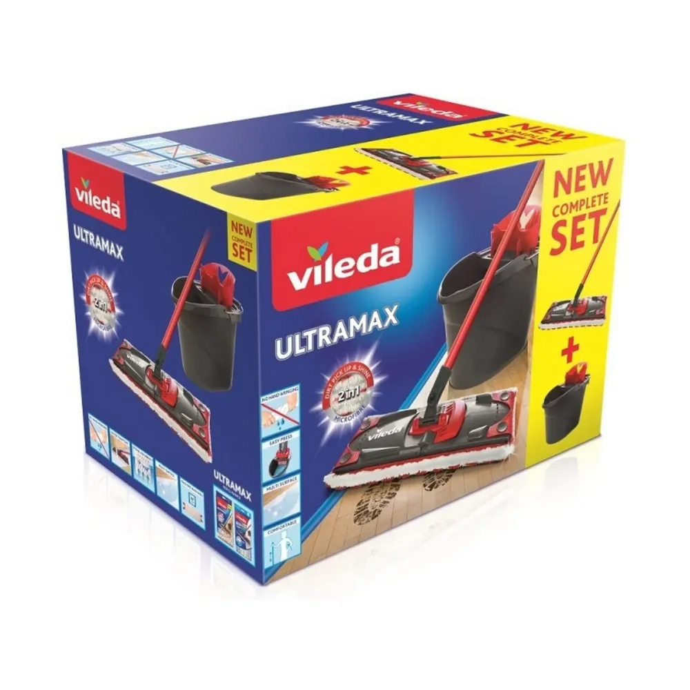 Moп с кофа с двойно действие Vileda Ultramax Микрофибър