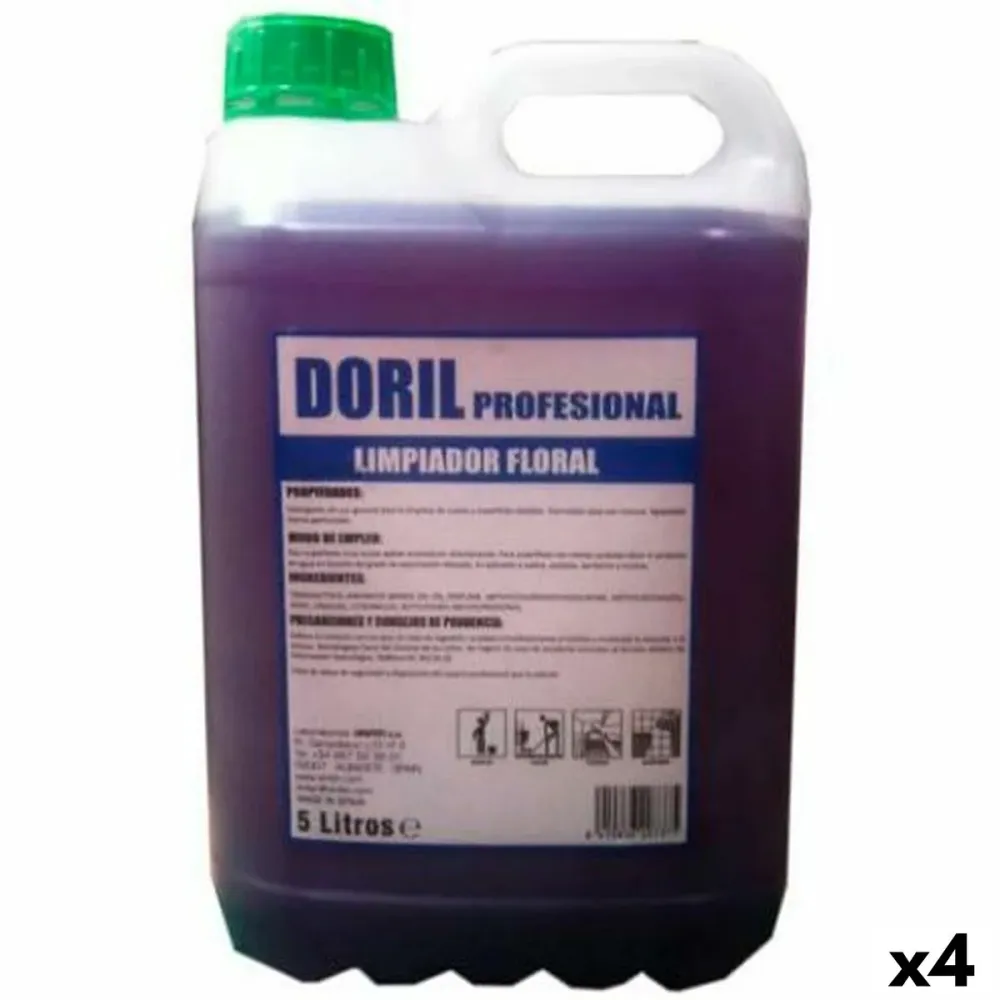 Почистващо средство за Подове VINFER Doril 5 L (4 броя)