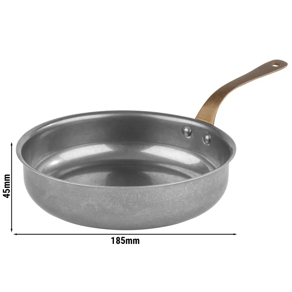 (6 бр.) Стиелкасерола / сервизен тенджер - VINTARA - неръждаема стомана - 0.9l - Ø185mm - Височина:45mm - 290x185x45mm