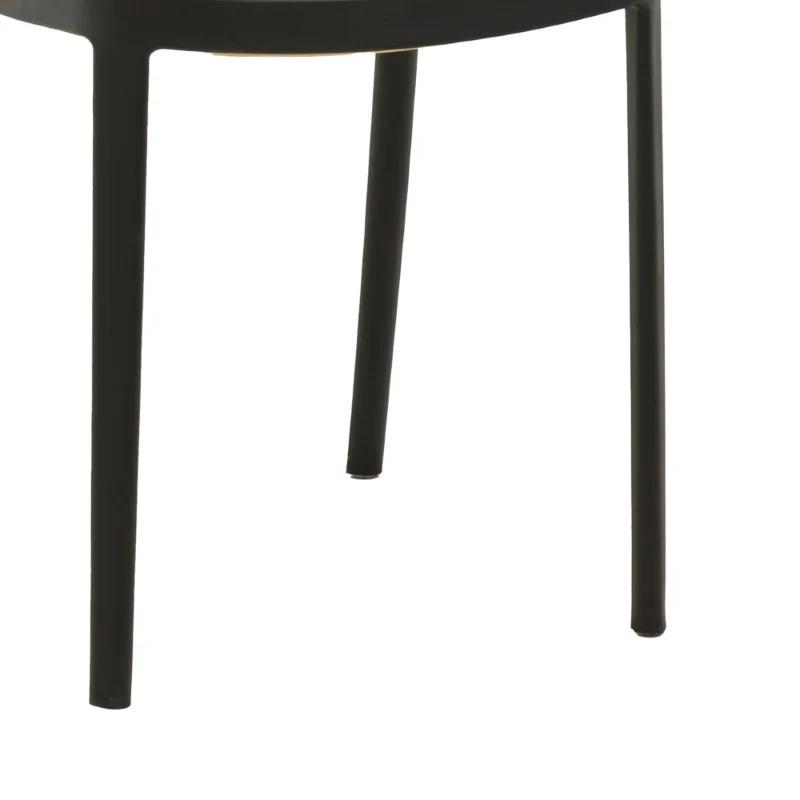 Стол WESTLEY pp natural-черен 55x47x81см