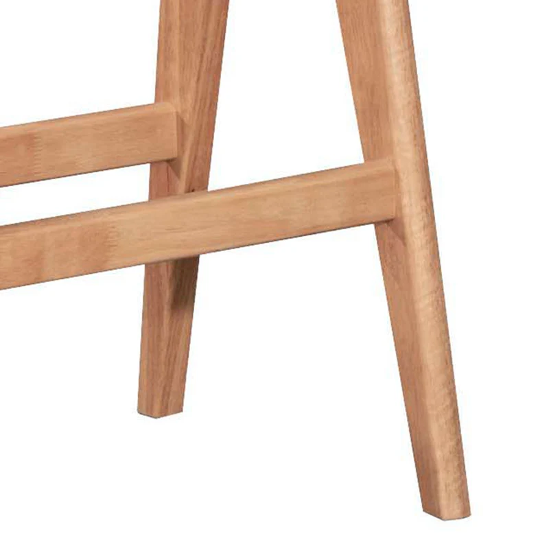 Трапезна бар маса WINSLOW каучуково дърво орех 120x45x100см