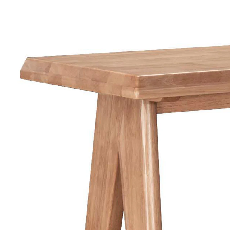 Трапезна бар маса WINSLOW каучуково дърво орех 120x45x100см