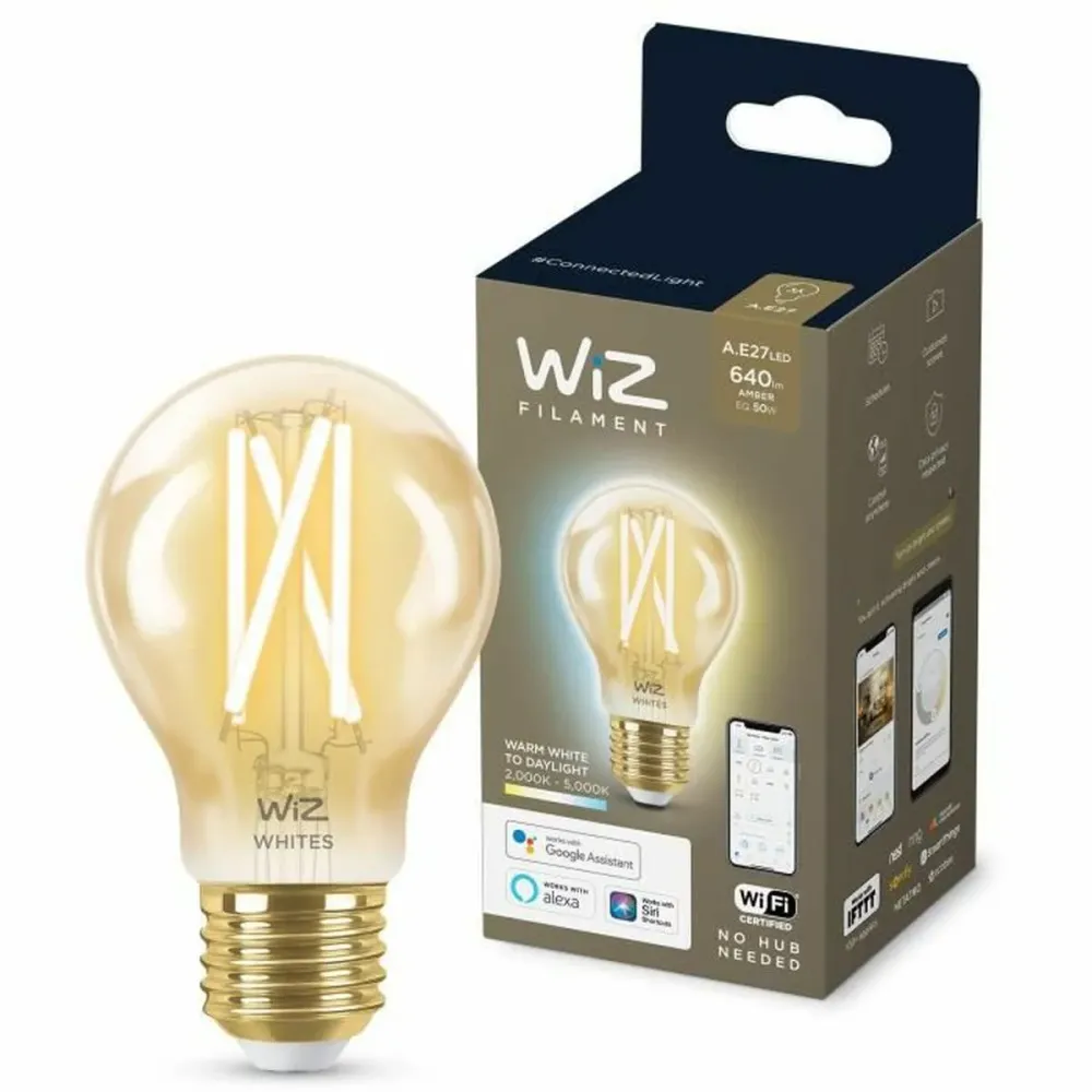 Крушка Wiz Многоцветен Златен F 7 W 50 W E27