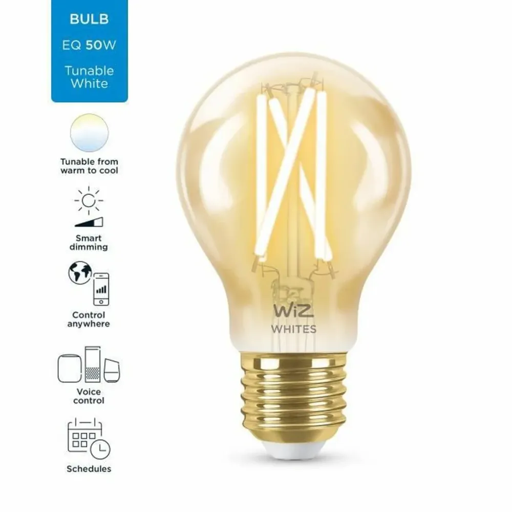 Крушка Wiz Многоцветен Златен F 7 W 50 W E27