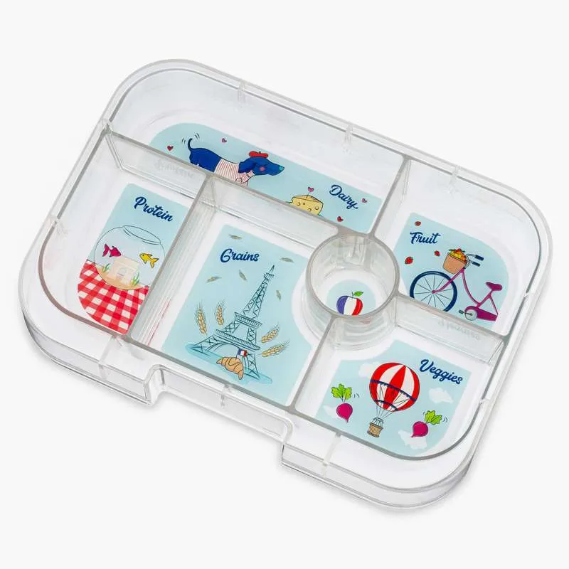 Yumbox Поднос - Оригинален поднос - 6 отделения - Париж