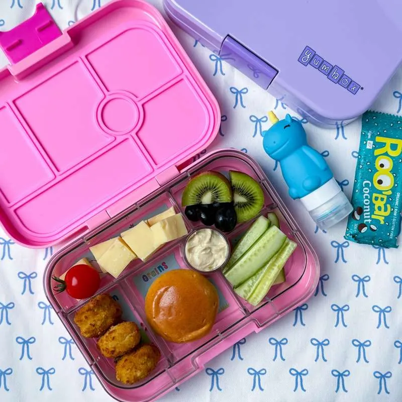 Yumbox Кутия за храна - Оригинал - 6 отделения - Мощно розово/Еднорог