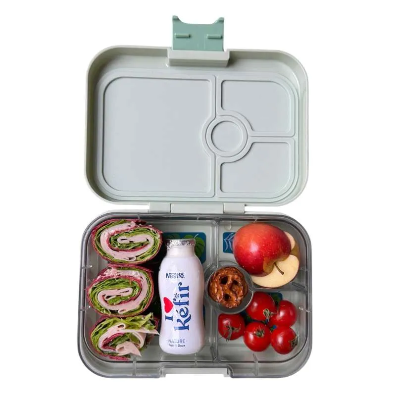 Yumbox Кутия за обяд - Панини - 4 отделения - Салвия зелено/Джунгла