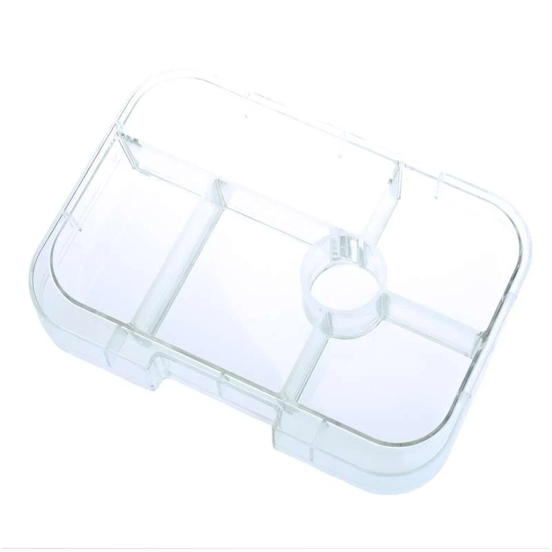 Yumbox Поднос - Оригинален поднос - 6 отделения - Прозрачен