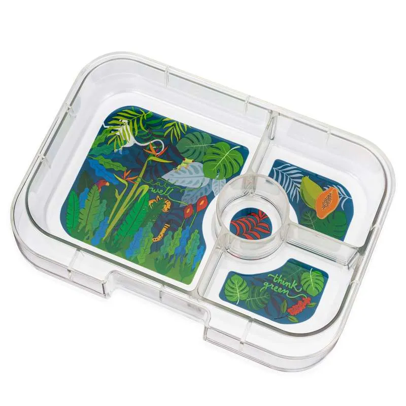 Yumbox Поднос за сервиране - Panino Tray - 4 отделения - Джунгла