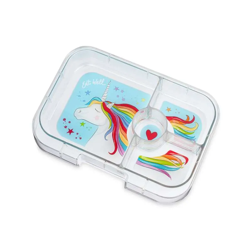 Yumbox Поставка за храна - Panino Tray - 4 отделения - Еднорог