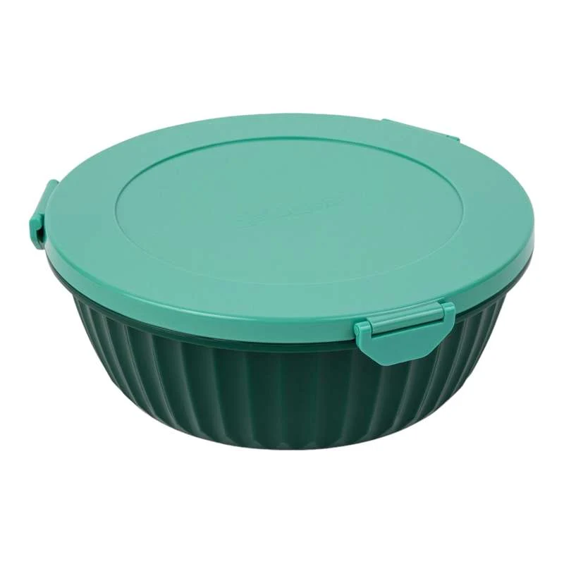 Yumbox Кутия за обяд - Poke Love Bowl - 4 отделения - Кале зелено