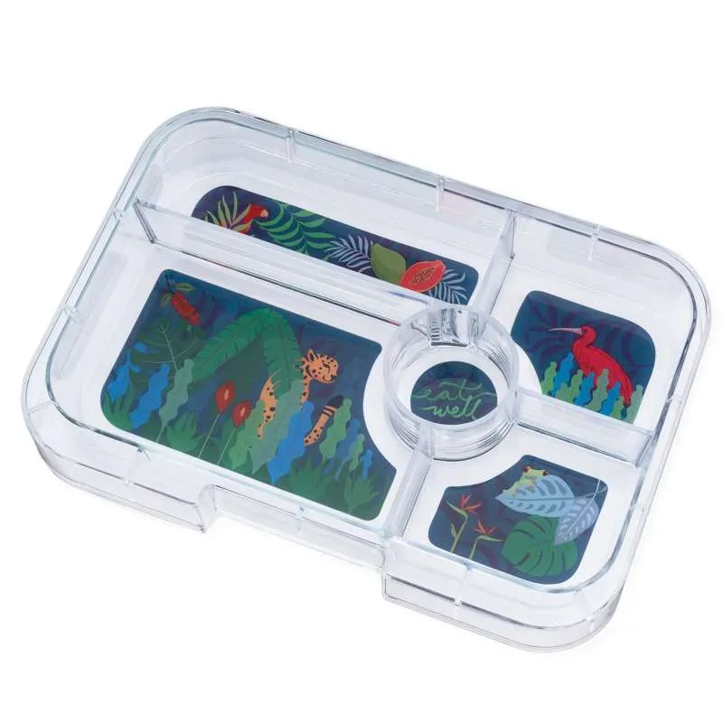 Yumbox Поднос за сервиране - Tapas Tray - 5 отделения - Джунгла