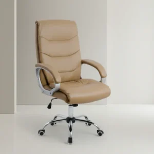 Директорски офис стол ZAMORA цвят камел 51x71x123см
