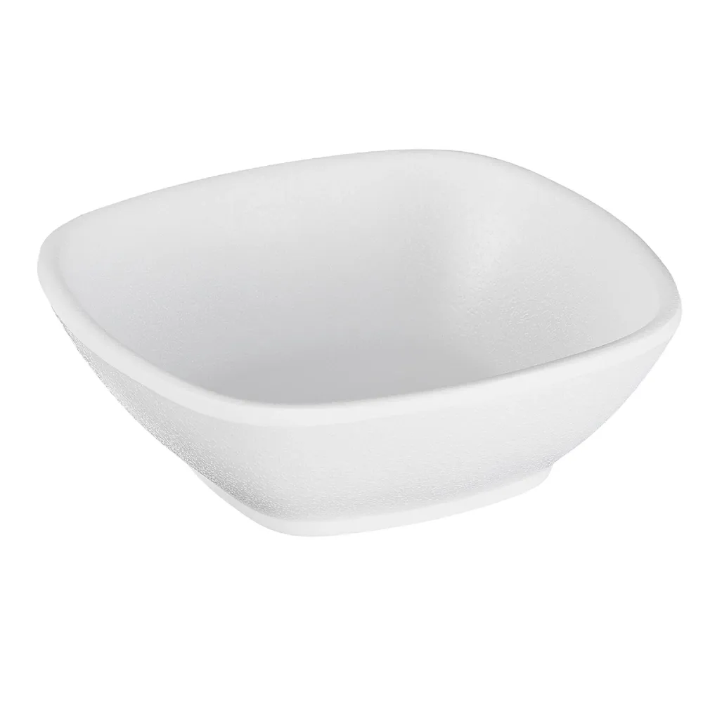(6 бр.) Купичка - ZEN - Меламин - 200ml - правоъгълна - 120x120mm - Дълбочина: 40mm - Бяло